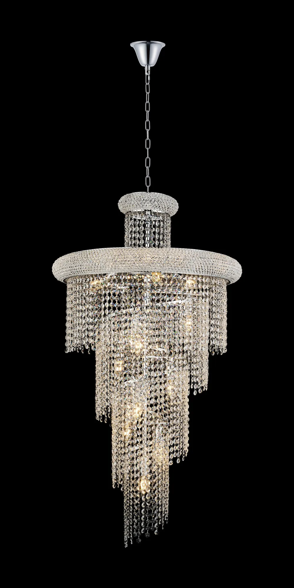 Alexandra Polished Chrome Crystal Ceiling Lights Diyas Statement Crystal Fittings Alexandra Polished Chrome Crystal Ceiling Lights Diyas Statement Crystal Fittings